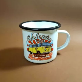 Retro fémbögre - A veterán autók nem rozsdásak csak karakteresek  -  sárga B014-2-F