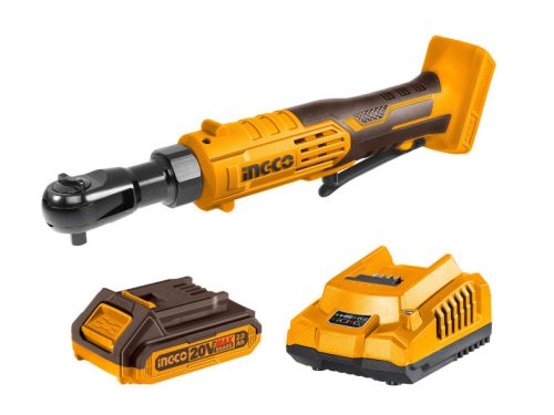INGCO Akkus ütvecsavarozó 3/8" 65 Nm 20 V (1 x 2,0 akku + töltő)