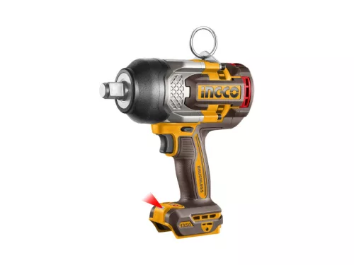 INGCO Akkus ütvecsavarozó 3/4" 1350 Nm szénkefe nélküli 20 V (akku és töltő nélkül) CIWLI201355