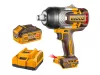 INGCO Akkus ütvecsavarozó 3/4" 1750 Nm szénkefe nélküli 20 V (2 x 8,0 Ah akku + töltő) CIWLI20175E
