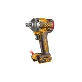 INGCO Akkus ütvecsavarozó 1/2" 405 Nm szénkefe nélküli 20 V (akku és töltő nélkül) CIWLI20451