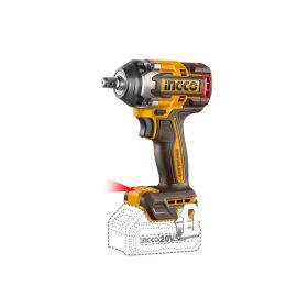   INGCO Akkus ütvecsavarozó 1/2" 500 Nm szénkefe nélküli 20 V (akku és töltő nélkül)