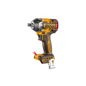   INGCO Akkus ütvecsavarozó 1/2" 550 Nm szénkefe nélküli 20 V (akku és töltő nélkül)