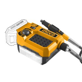 INGCO Akkus mini csiszoló 20 V (akku és töltő nélkül)