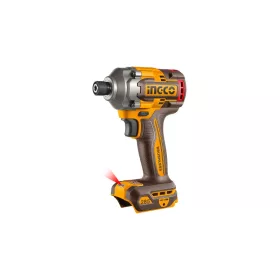 INGCO Akkus ütvecsavarozó 1/4" 285 Nm szénkefe nélküli + 2 bithegy 20 V (2 x 2,0 Ah akku + töltő) COSLI250784E