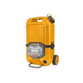   INGCO Akkus magasnyomású mosó 80 bar 15 l tartály szénkefe nélkül 2 x 20 V (akku és töltő nélkül)