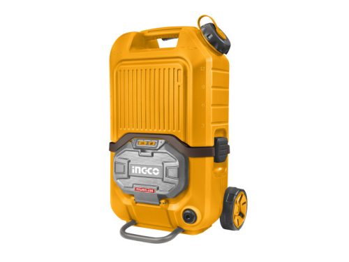 INGCO Akkus magasnyomású mosó 80 bar 15 l tartály szénkefe nélkül 2 x 20 V (akku és töltő nélkül)
