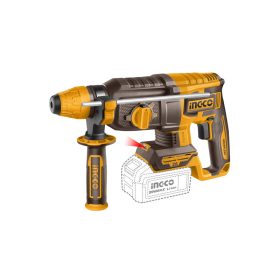   INGCO Akkus kombikalapács 2,5 J SDS-Plus szénkefe nélküli 20 V (akku és töltő nélkül)