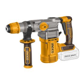   INGCO Akkus kombikalapács 4,5 J SDS-Plus szénkefe nélküli 20 V (akku és töltő nélkül)