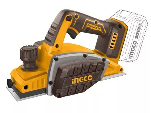 INGCO Akkus gyalu 82 x 2 mm szénkefe nélküli 20 V (akku és töltő nélkül) CRLI20401