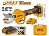 INGCO Akkus metszőolló 25 mm szénkefe nélküli 20 V (1 x 2,0 Ah akku + töltő) CSSLI203083