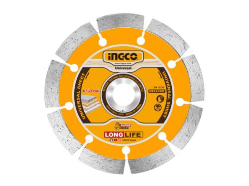 INGCO Gyémánt vágókorong 125 x 10 x 22,2 mm szegmentált