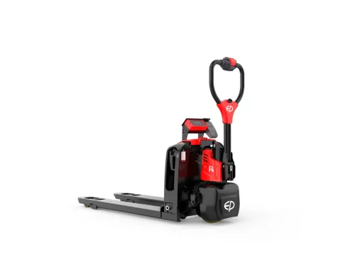 EP F4 Ravas mérleges elektromos raklapemelő 1500 kg, Li-Ion 24 V/20 Ah, támasztókerékkel EP-F4-RAVAS-TK