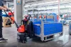 EP F4 Ravas mérleges elektromos raklapemelő 1500 kg, Li-Ion 24 V/20 Ah, támasztókerékkel EP-F4-RAVAS-TK