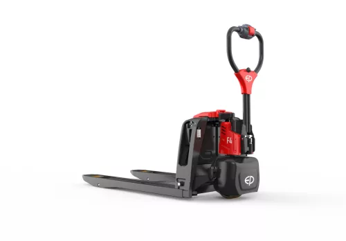 EP F4 elektromos gyalogkíséretű raklapemelő 1500 kg, Li-Ion 24 V/20 Ah, támasztókerék nélkül EP-F4