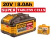 INGCO Laposcellás akkumulátor 8,0 Ah 20 V FBLI2158