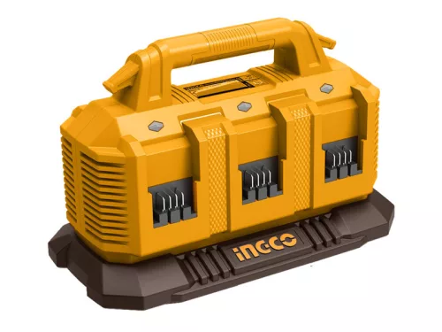 INGCO 6 soros szekvenciális akkumulátor töltő 4,0 A 20 V FCLI2064