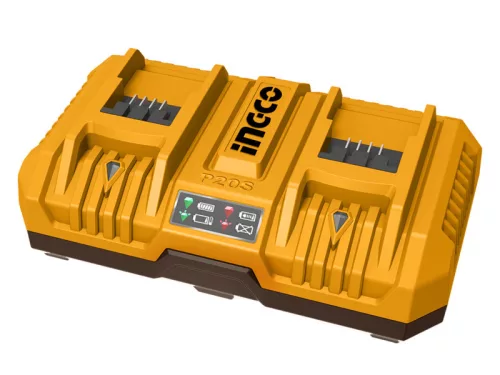 INGCO Dupla akkumulátor töltő 8,0 A 20 V FCLI2082