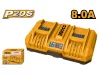 INGCO Dupla akkumulátor töltő 8,0 A 20 V FCLI2082