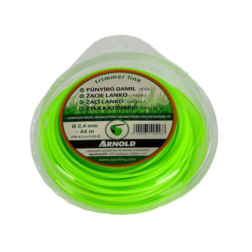 Damil 2,4 mm kerek 44 méter kínai