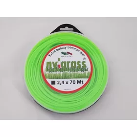   Damil – Olasz 2,4 mm Szögletes damil 70 m – erős vágás