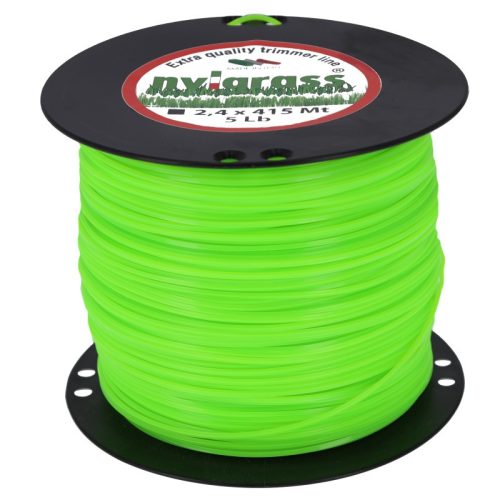 Damil – Olasz 2,4 mm Szögletes damil 415 m – erős vágás