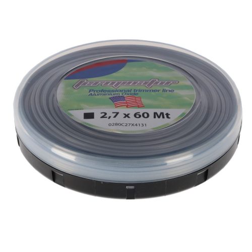 Damil – Olasz 2,7 mm Szögletes damil 60 m (alu) – erős vágás