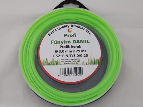 Damil 3 mm kerek 29 méter bliszteres olasz