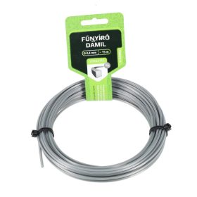   Damil – Olasz 2,4 mm Szögletes damil 15 m (alu) – erős vágás