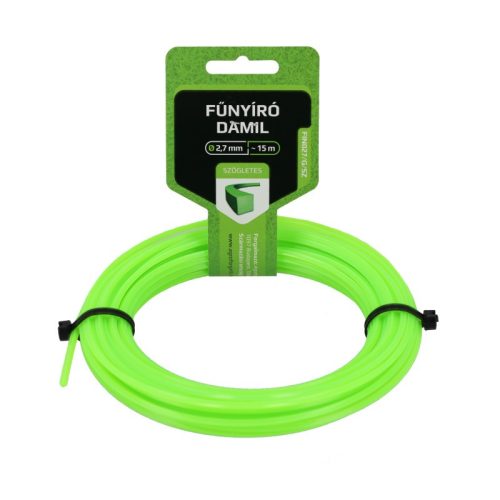 Damil – Olasz 2,7 mm Szögletes damil 15 m – erős vágás