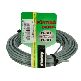   Damil – Olasz 3,0 mm Szögletes damil 15 m (alu) – erős vágás