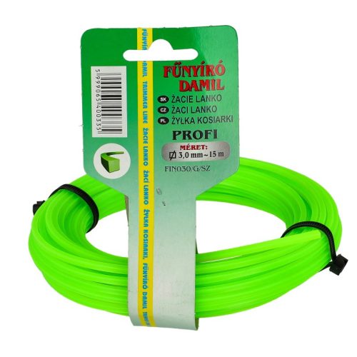 Damil 3 mm szögletes 15 méter olasz