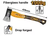 INGCO Hasító fejsze 1000 g üvegszálas nyél HAX0811000F