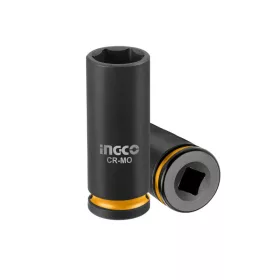INGCO Hosszú gépi dugókulcs 1/2" 21 mm CrMo HDIS12212L
