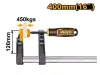 INGCO Gyorscsavarszorító 120 x 400 mm HFC021204