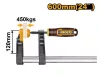 INGCO Gyorscsavarszorító 120 x 600 mm HFC021205
