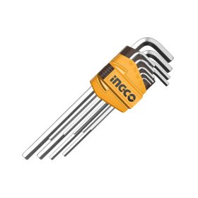 INGCO Imbuszkulcs készlet 9 részes 1,5-10 mm S2