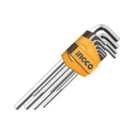 INGCO Hosszú imbuszkulcs készlet 9 részes 1,5-10 mm S2