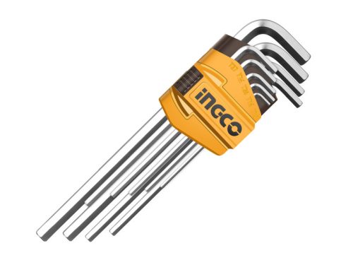 INGCO Hosszú imbuszkulcs készlet 9 részes 1,5-10 mm S2