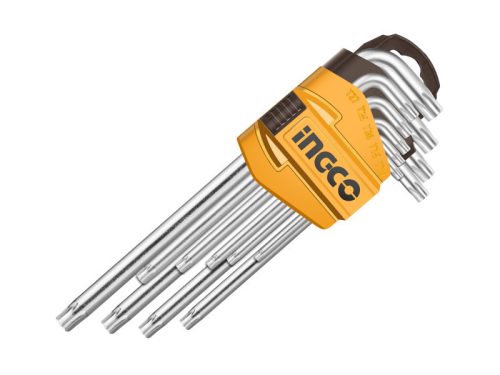 INGCO Torx kulcs készlet 9 részes T10-T50 S2
