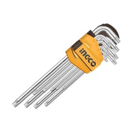 INGCO Hosszú torx kulcs készlet 9 részes T10-T50 S2