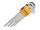 INGCO Hosszú torx kulcs készlet 9 részes T10-T50 S2