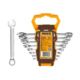 INGCO Csillag-villáskulcs készlet 8 részes 6-19 mm CrV