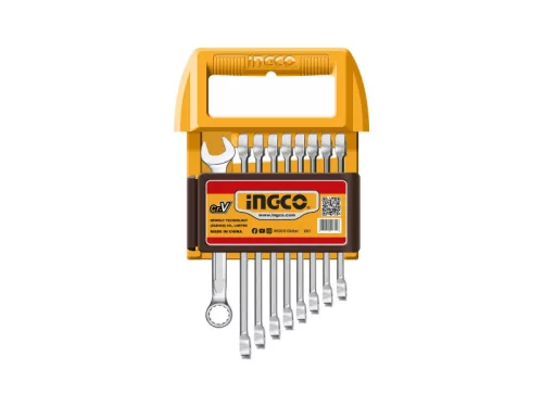 INGCO Csillag-villáskulcs készlet 9 részes 6-19 mm CrV HKSPA1096