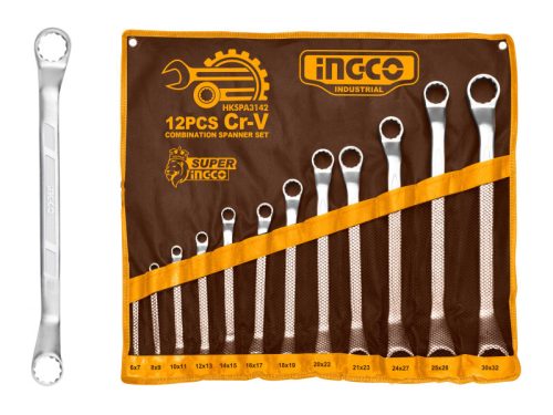 INGCO Csillagkulcs készlet 12 részes 6-32 mm CrV