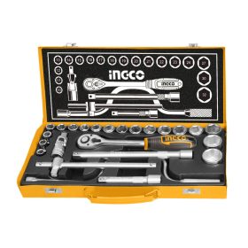 INGCO Dugókulcs készlet 24 részes 1/2" 10-32 mm CrV