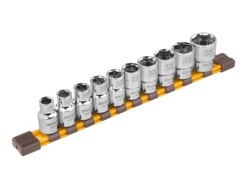 INGCO Dugókulcs készlet 10 részes 1/2" 10-24 mm CrV