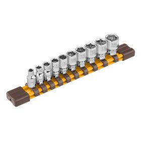 INGCO Dugókulcs készlet 10 részes 1/4" 5-14 mm CrV
