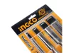 INGCO Favéső készlet 4 részes 6-25 mm műanyag nyéllel HKTWC0401