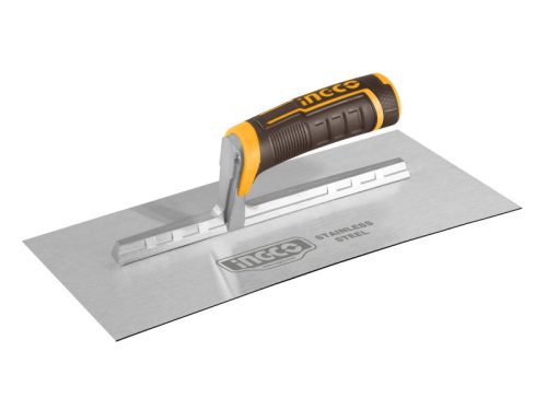 INGCO Glettvas 130 x 280 mm inox lágy fogantyús